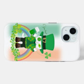 Vier St. Patrick's Day met een Lucky Cat Case-Mate iPhone Case (Achterkant (horizontaal))