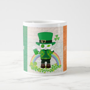 Vier St. Patrick's Day met een Lucky Cat Grote Koffiekop