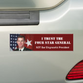 Vier sterren Algemeen Bumpersticker (Op auto)