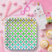 Vier sterrencirkel door Kenneth Yoncich Papieren Bordje (Feest)