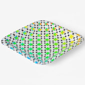 Vier sterrencirkel door Kenneth Yoncich Papieren Bordje (Gebogen)