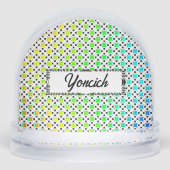 Vier sterrencirkel door Kenneth Yoncich Sneeuwbol (Voorkant)