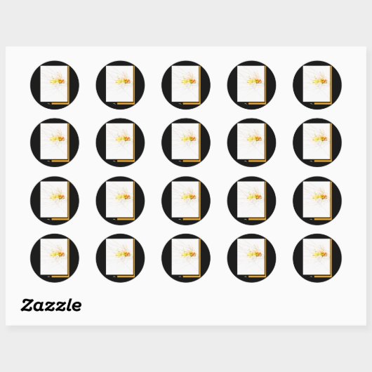 Vier Stickers (Vel)