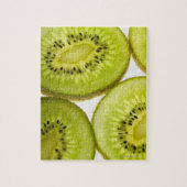 Vier stukken gesneden kiwi legpuzzel (Verticaal)