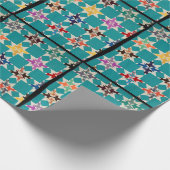 Vier Swallows quilt Cadeaupapier (Hoek)