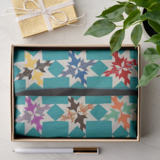 Vier Swallows quilt Tissuepapier (Geschenk)