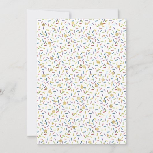 VIER Sweet Donut Boys 4th Birthday Kaart (Achterkant)