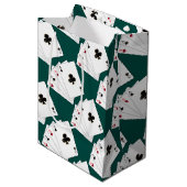 Vier tapekaarten voor cadeau medium cadeauzakje (Voorkant Gekanteld)