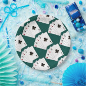 Vier tapekaarten voor papier papieren bordje (Feest)