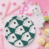 Vier tapekaarten voor papier papieren bordje (Feest)