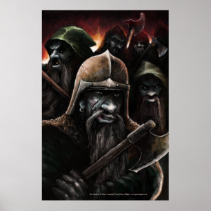 Vier tegen het Poster van Abyss