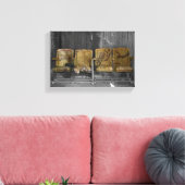 Vier theaterstoelen canvas afdruk (Insitu (Woonkamer))