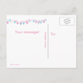 Vier thema Briefkaart Sjablonen (Achterkant)