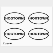 VIER Toronto "HOGTOWN" Ovale Sticker (Vel)