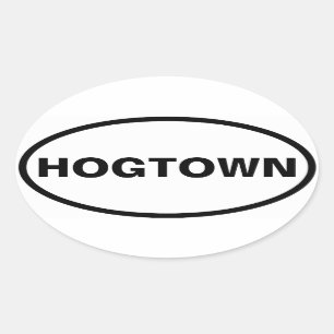 VIER Toronto "HOGTOWN" Ovale Sticker