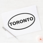 VIER Toronto Ovale Sticker (Envelop)