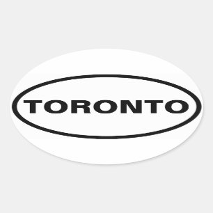 VIER Toronto Ovale Sticker