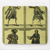 Vier tragische rollen muismat (Voorkant)