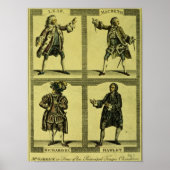 Vier tragische rollen poster (Voorkant)