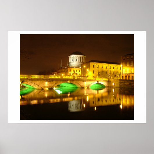 Vier tribunes Dublin Poster (Voorkant)