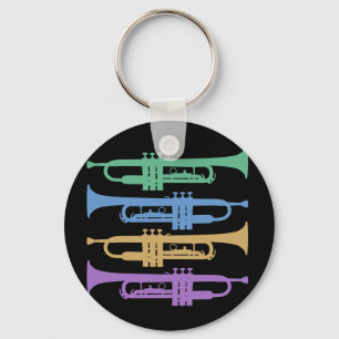 Vier Trumpets Sleutelhanger