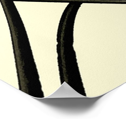 Vier tulpen nr. 2 poster (Hoek)