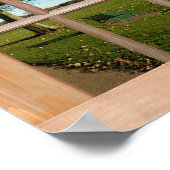 Vier Uitzicht van Zeven van een Venster Poster (Hoek)