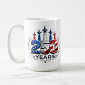 Vier USA 250-jarig Koffiemok (Links)