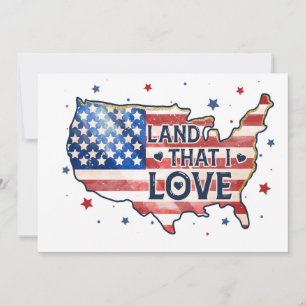 Vier uw Amerikaanse trots met deze prachtige Save The Date