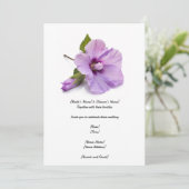 Vier uw liefde met romantische roze Althea Kaart (Staand voorkant)