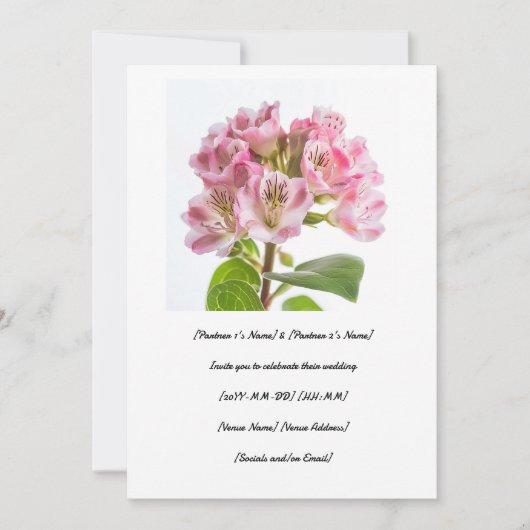 Vier uw speciale dag met een leuke kalmia kaart (Voorkant)