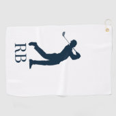 Vier uw speciale dag met een Mans golf Golfhanddoek (Horizontaal)