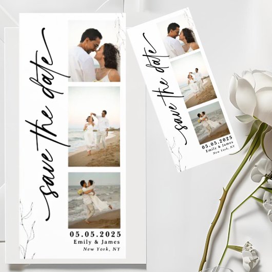 Vier uw speciale dag met een vleugje modern save the date