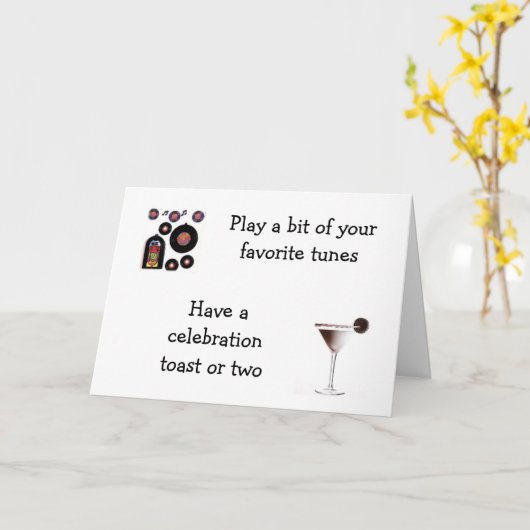 VIER UW WEDERZIJDSE VERJAARDAG KAART (Gele Bloem)