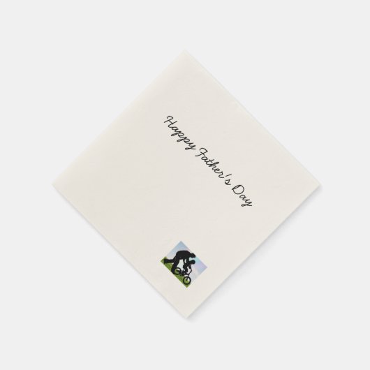 Vier Vaderdag met Custom Comic-Style Pap Servet (Hoek)