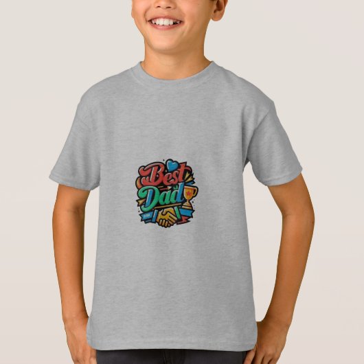 Vier Vaderdom “Beste Papa Ooit" T-Shirt  (Voorkant)