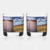 Vier vakanties of reisfoto's whisky glas (Rechts)