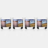 Vier vakanties of reisfoto's whisky glas (Rechts)