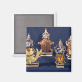 Vier van de incarnaties van Vishnu Magneet (Voorkant / Achterkant)
