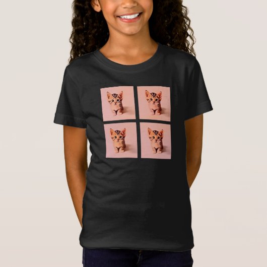 Vier van een Kind Cuteness T-shirt (Voorkant)