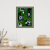 Vier van vier poster (Keuken)