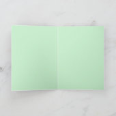 Vier Vandaag Vrolijk Bloemendesign Trendy Geel Kaart (Binnen)