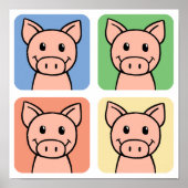 Vier varkens poster (Voorkant)