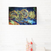Vier verdorde zonnebloemen - Van Gogh Spandoek (Insitu)