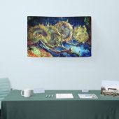 Vier verdorde zonnebloemen - Van Gogh Spandoek (Beurs)