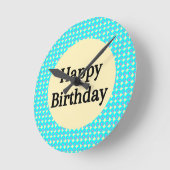 Vier verjaardagen in stijl met dit ontwerp ronde klok (Hoek)