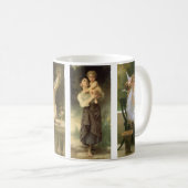 Vier verschillende engelschilderijen van Bouguerea Koffiemok (Voorkant rechts)