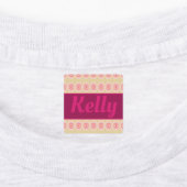 Vier verschillende ontwerpers labels (Aangebracht)