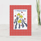 Vier Veteranendag Bedankkaart (Voorkant)