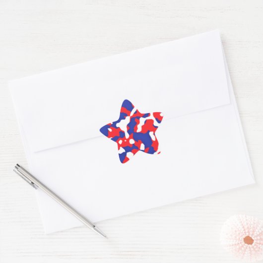 Vier vierde juli stickers (Envelop)